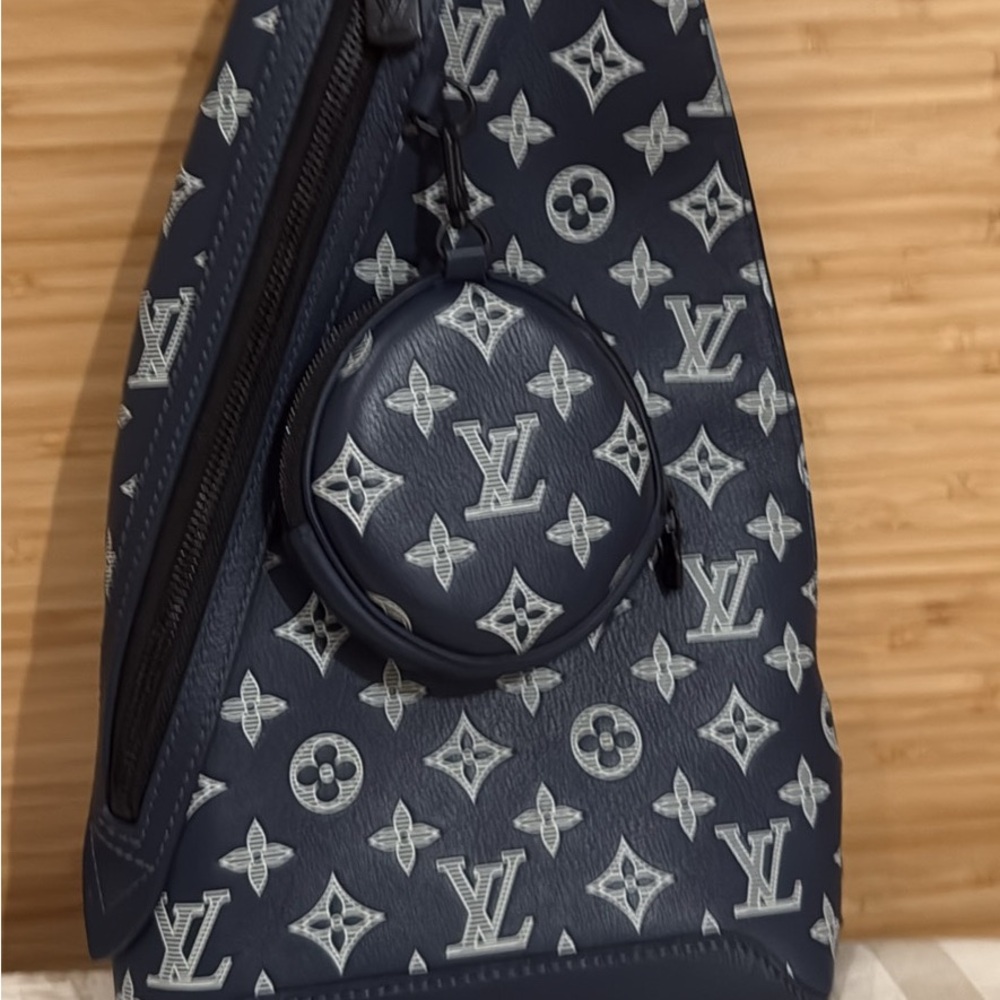 Louis Vuitton Dark Blue Monogram Belt Bag
